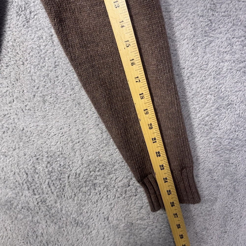 Beretta Sweater Men M Lambs Wool Lined Wind Barrier Shooting Hunting Elbow Patch - Picture 10 of 15